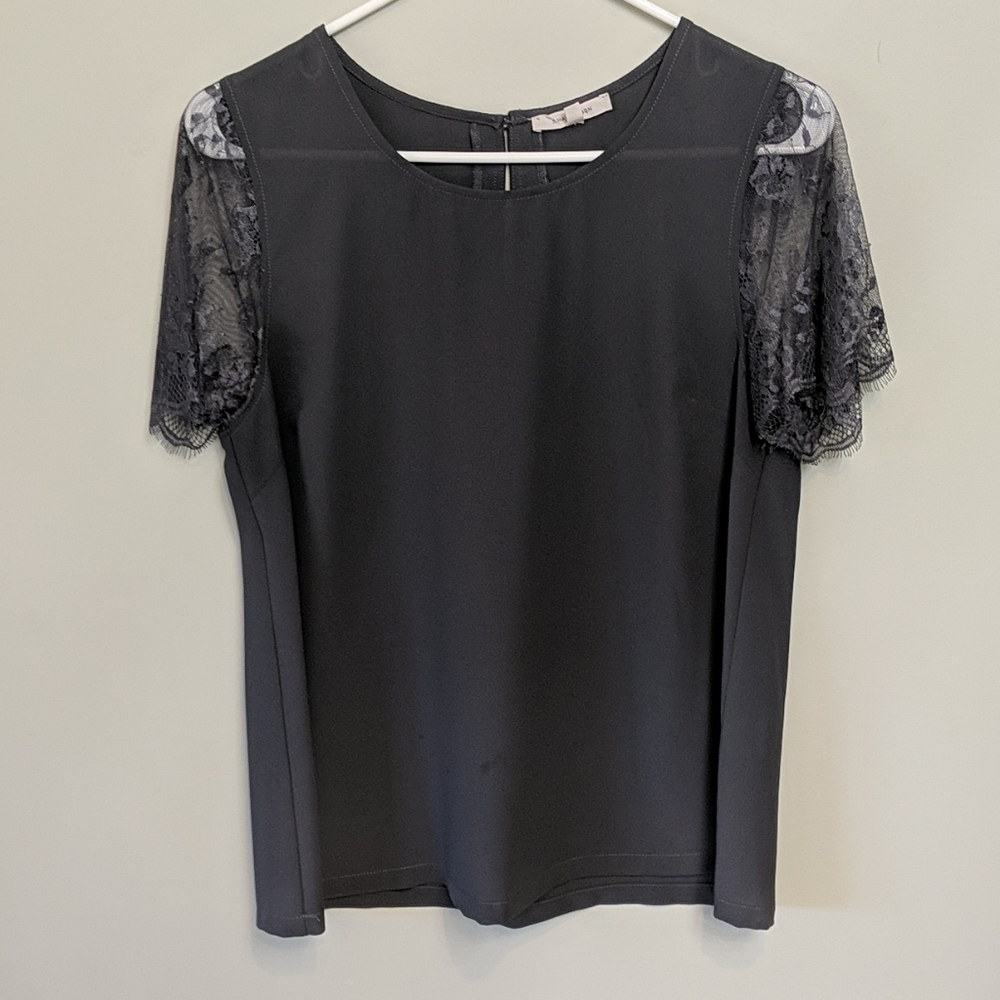 Lace Sleeve Top